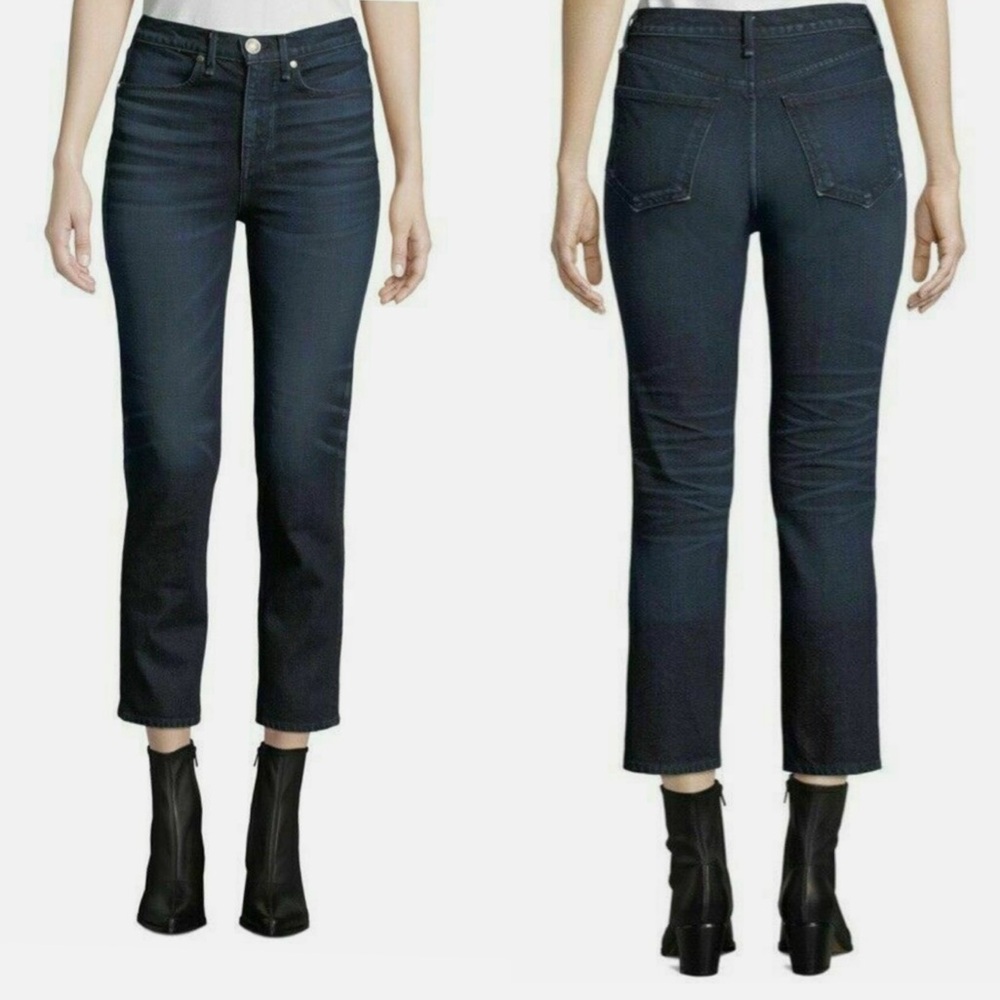 Rag & Bone Ankle Cigarette Jeans Dark Wash Blue Size 25
